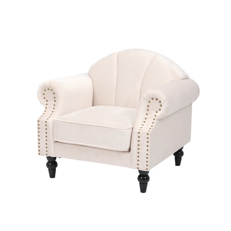 姫 ソファ 1人がけ 1人掛け 貝殻 コンパクト 姫系 姫家具 おしゃれ