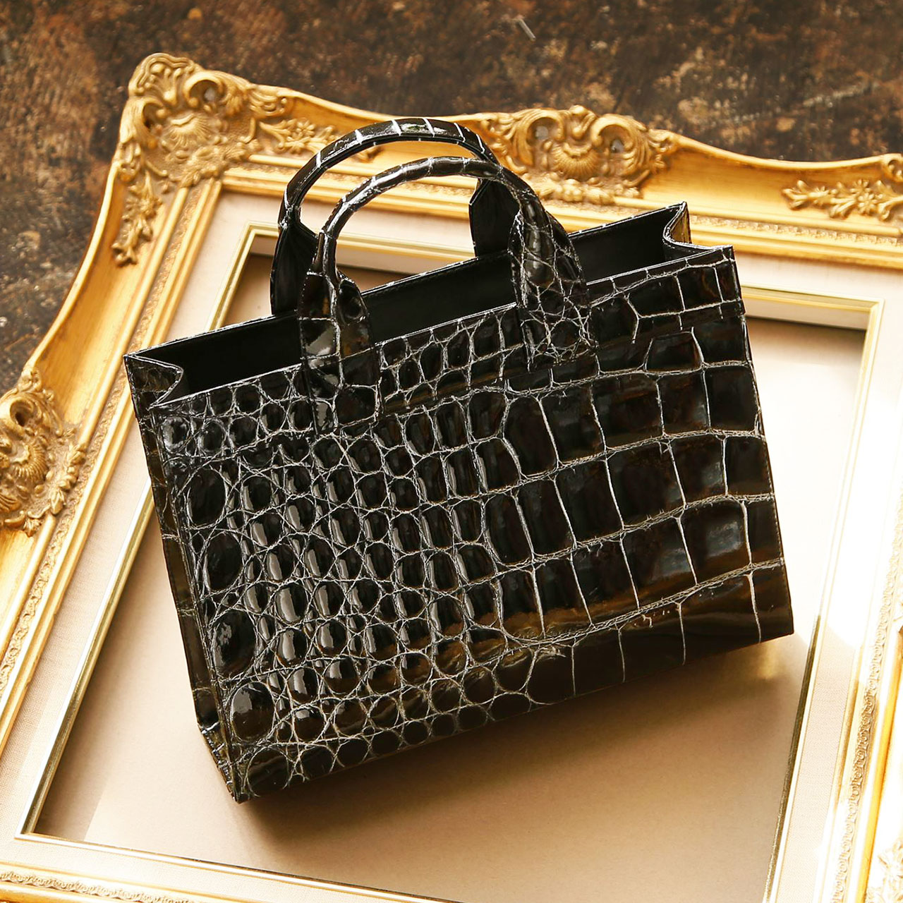 クロコダイルバッグ crocodile クロコダイル トートバッグ 日本製