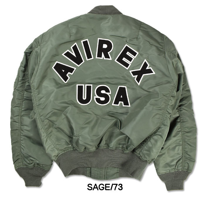 AVIREX（アヴィレックス） アビレックス MA-1 COMMERCIAL LOGO MA1
