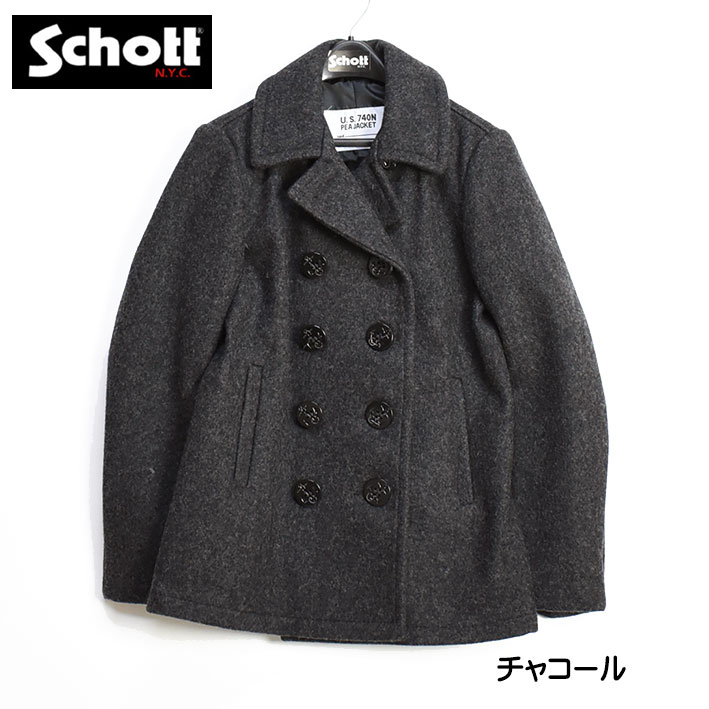 Schott N.Y.C（ショット） Schott レディース ピーコート 742SB BOYS