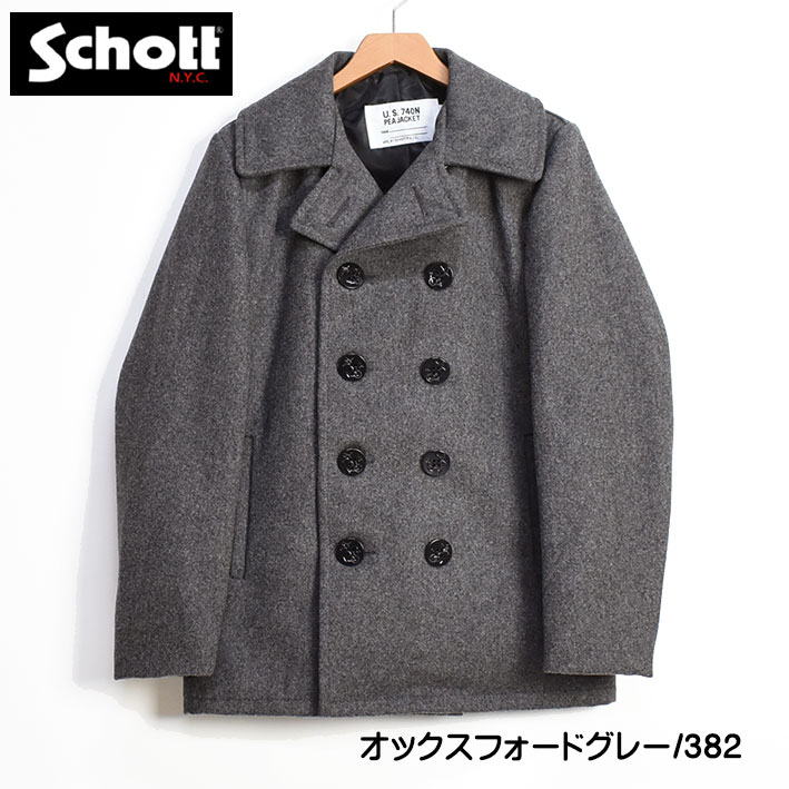 Schott N.Y.C（ショット） Schott Pコート ピーコート ウール メルトン