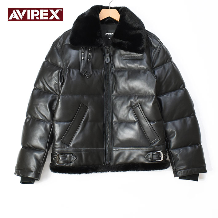 AVIREX（アヴィレックス） アビレックス レザー ダウン ボマー