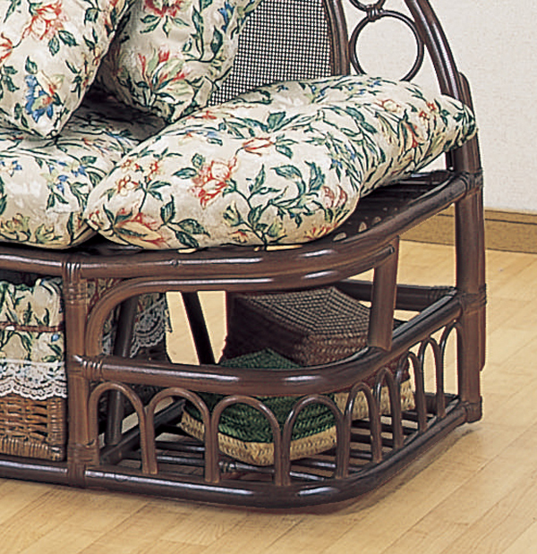 今枝商店 籐カウチソファ ラタンチェア 籐椅子 Y-888 アジアンテイスト
