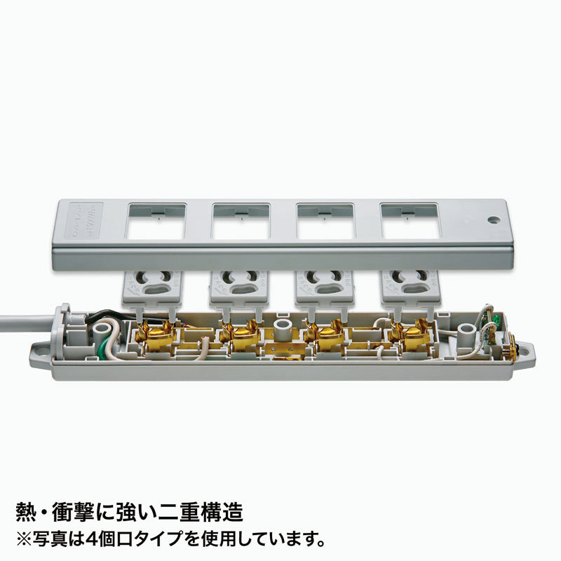 SANWA SUPPLY（サンワサプライ） 業務用タップ 延長 抜け止め工事物件