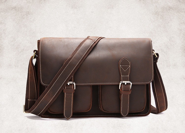 本革 メッセンジャーバッグ ショルダーバッグメンズ 斜めがけ 2way