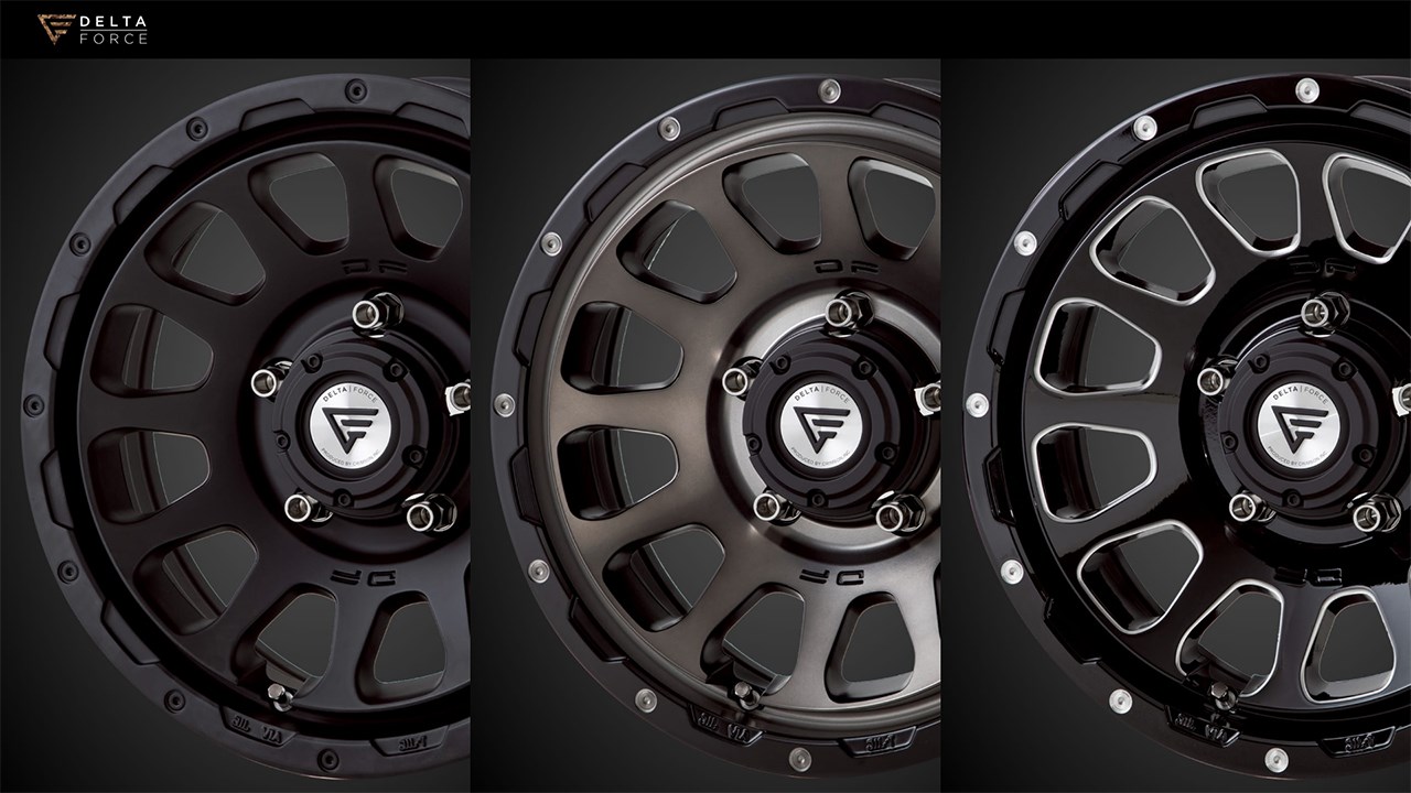 DELTA FORCE（デルタフォース） オーバル 17x8.0J 6H 139.7 +20 マット