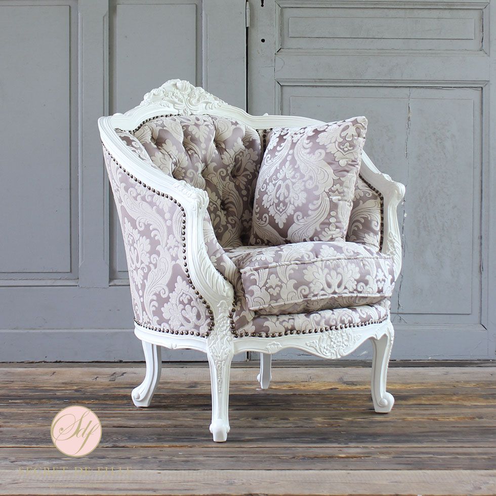 イタリアン ソファ 1人掛け アンティーク ロココ 姫系 猫脚 PUレザー