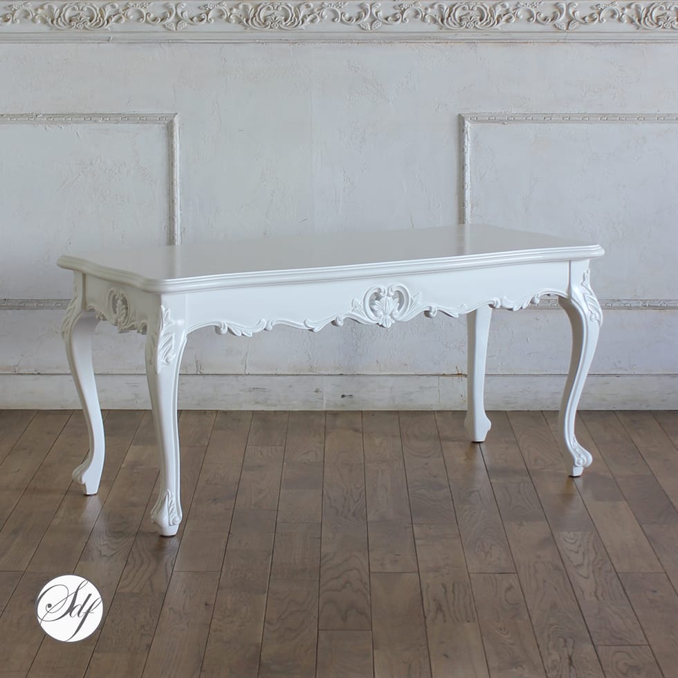 姫系 家具 ローテーブル かわいい サイドテーブル 猫脚 おしゃれ