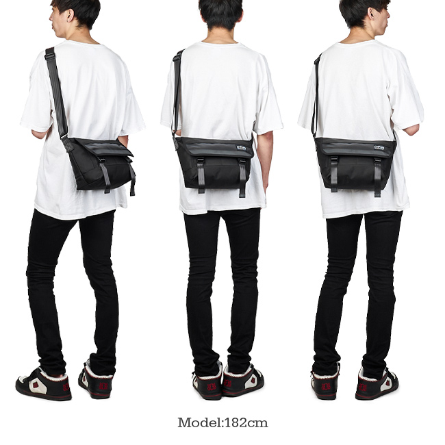 マンハッタンポーテージ ブラックレーベル ツイル メッセンジャー