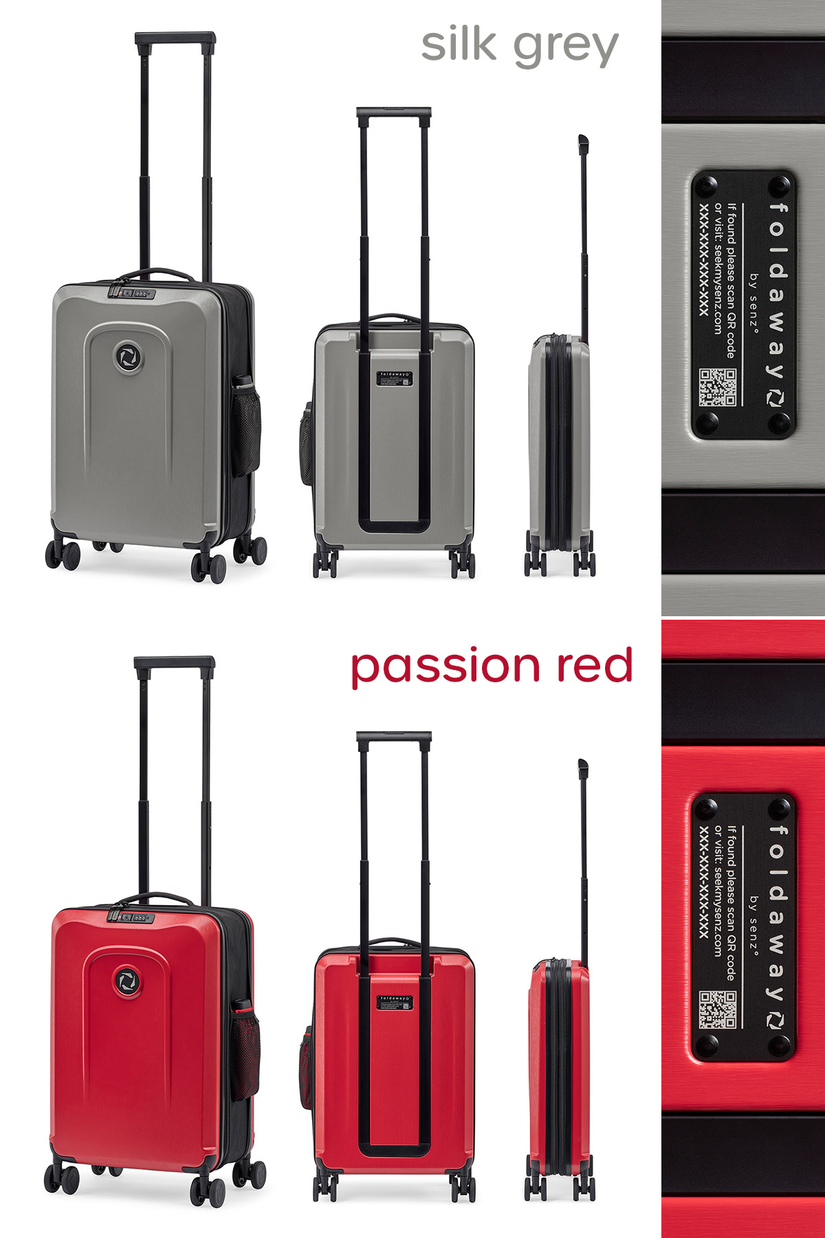 senz° foldaway スーツケース carry-on-trolley｜ONLINE STORE by