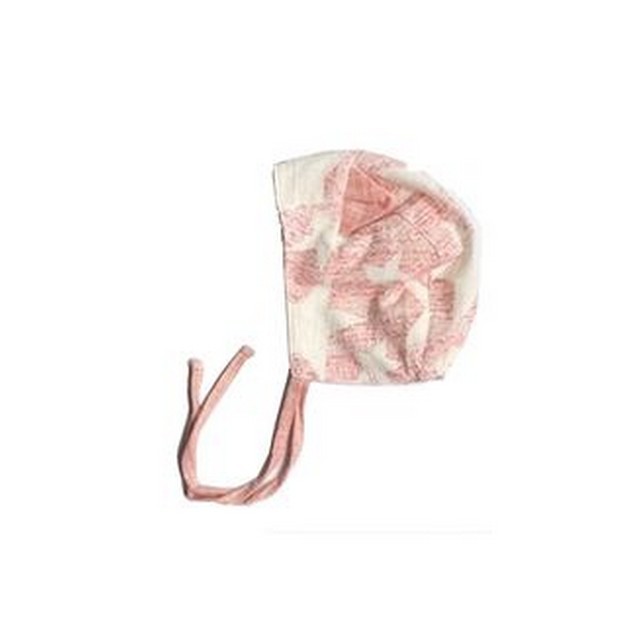 ベビー 帽子 ねこみみ ボンネット 耳付き 赤ちゃん khb-072 : セレクト