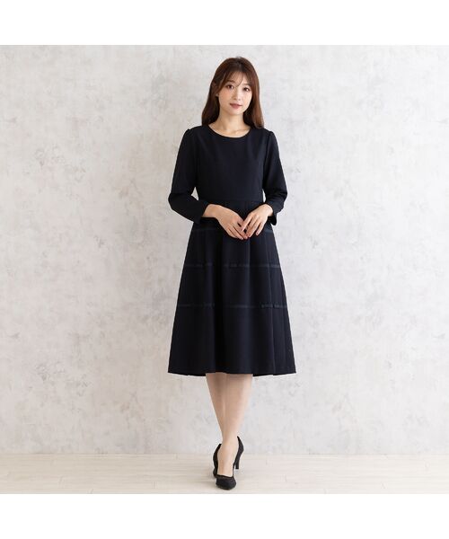 Rose Tiara（ローズティアラ） リボン切替ワンピース : タカシマヤ