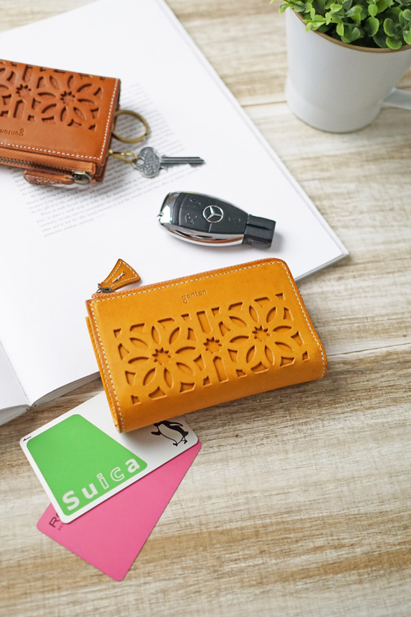genten（ゲンテン） cut work カットワーク キーケース 44251