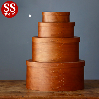 インテリア雑貨 シェーカーボックス Homestead Lサイズ 木箱 蓋付