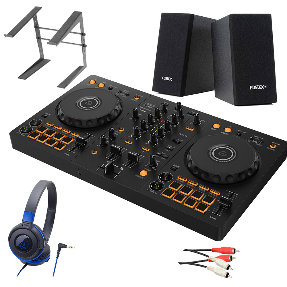 Pioneer DJ 〔DDJ-400後継機種〕 パイオニア DDJ-FLX4 初心者セット