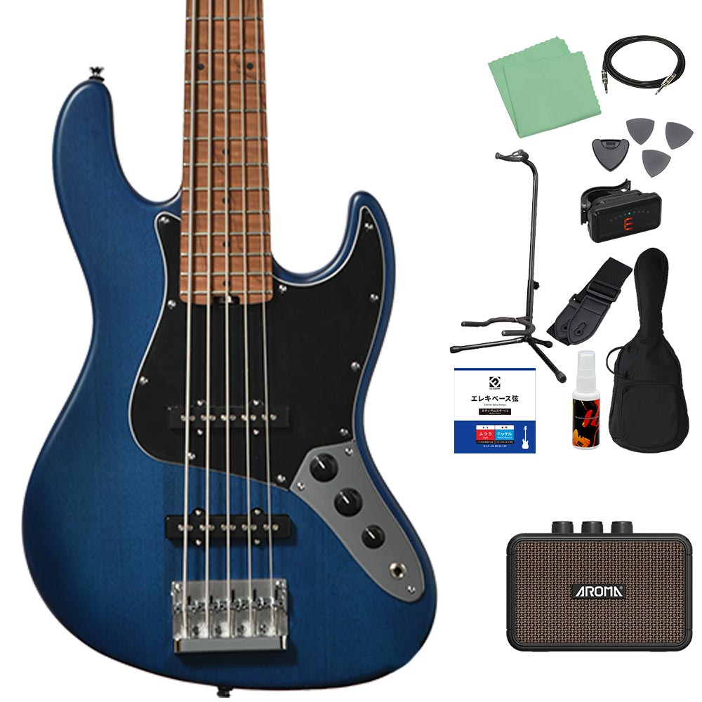 Bacchus（バッカス） WL5-STD/RSM 5弦ベース初心者12点セット