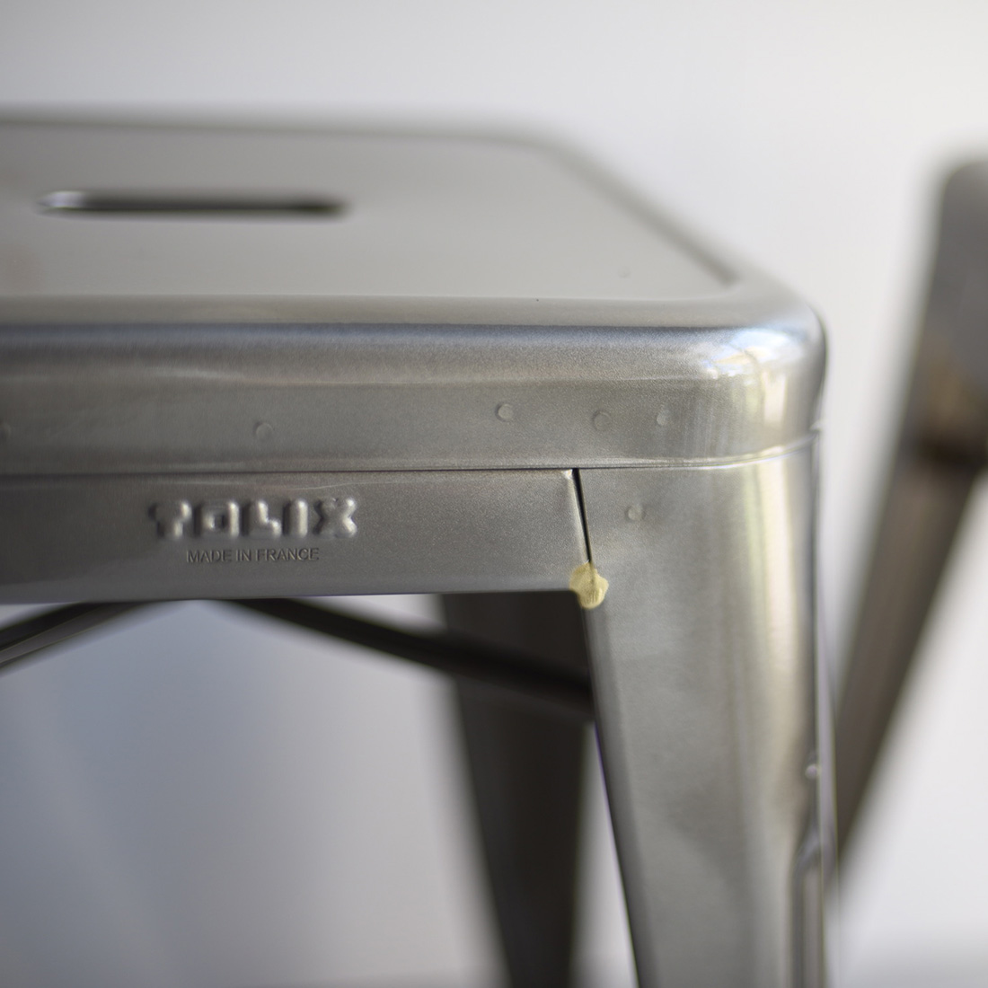 Tolix トリックス H 45 Stool Raw Steel Hスツール ロースチール