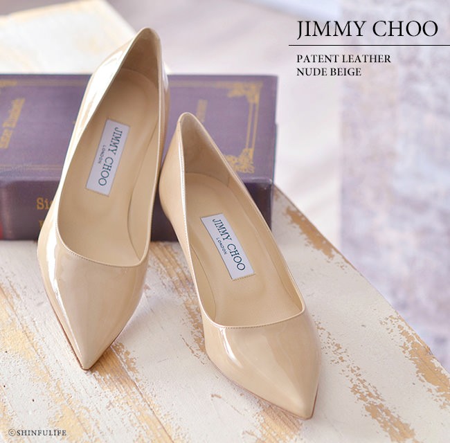 JIMMY CHOO（ジミーチュウ） おしゃれ エナメル パンプス ヒール 5cm