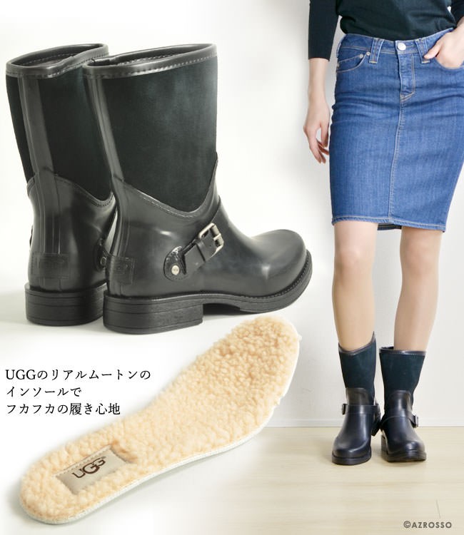 UGG（アグ） レインブーツ ショート ブーツ レディース SIVADA 長靴