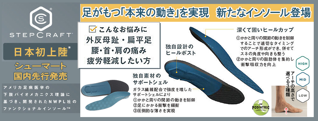 足にフィット サポート インソールスタンダードモデル Life OTC ライフ