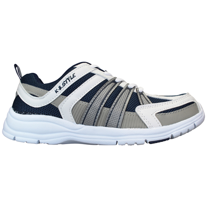 KB.STYLE スニーカー メンズ ケービースタイル 1401 ホワイト/ネイビー