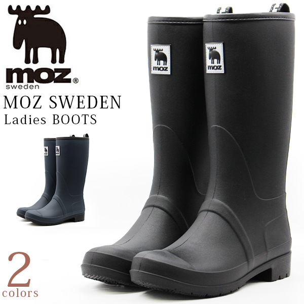 moz（モズ） レインブーツ レディース 長靴 ロングブーツ レイン