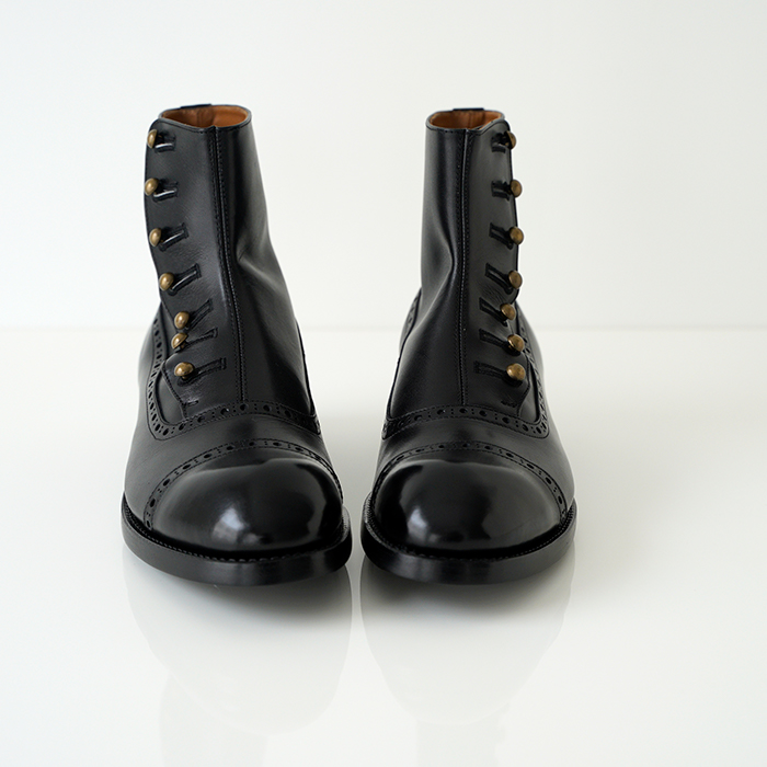 chausser（ショセ） ボタンブーツ C-7039 メンズ 靴 ショートブーツ