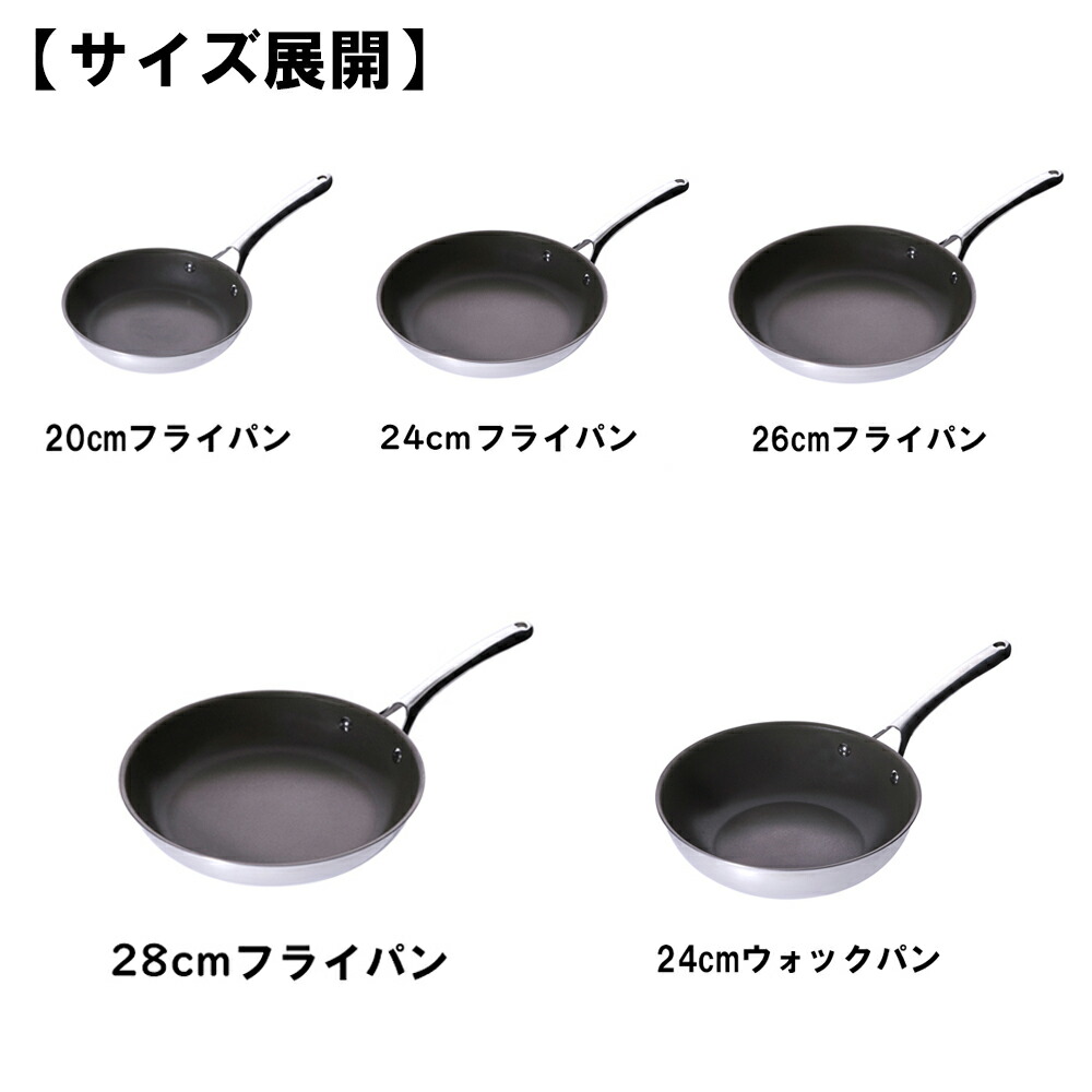 CORELLE（コレール） DuraNano フライパン 26cm IH対応 直火対応 10年