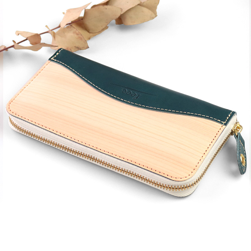 feee（フィー） 栃木レザー 長財布 本革 財布 レディース 大容量 薄い