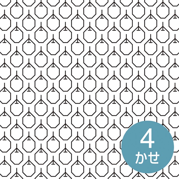 刺し子布 印刷済み布パック 一目刺しの花ふきん りんご(白）｜晒木綿