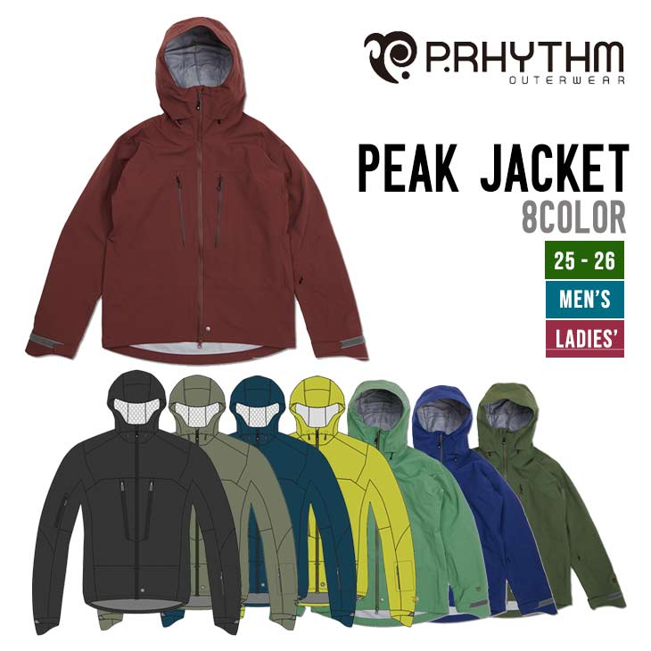 P.RHYTHM プリズム 25-26 PEAK JACKET ピーク ジャケット 2025-2026