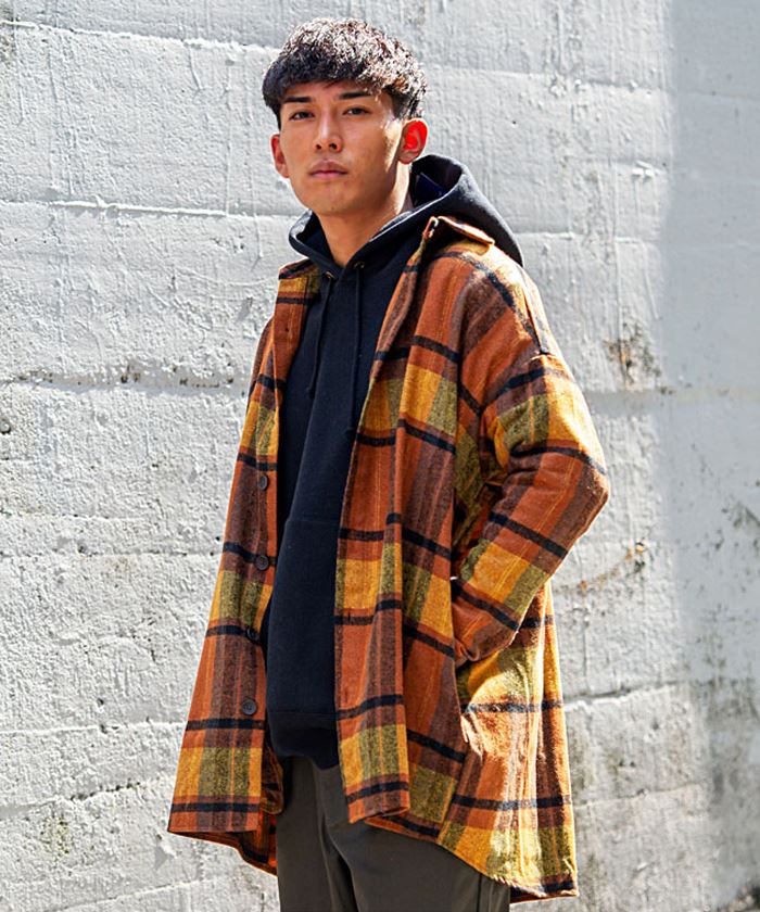 CavariA（キャバリア） ネルシャツ メンズ ブランド 大きいサイズ