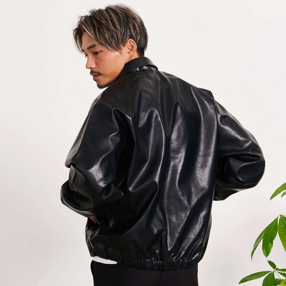 CavariA（キャバリア） レザージャケット メンズ 革ジャン ボンバー