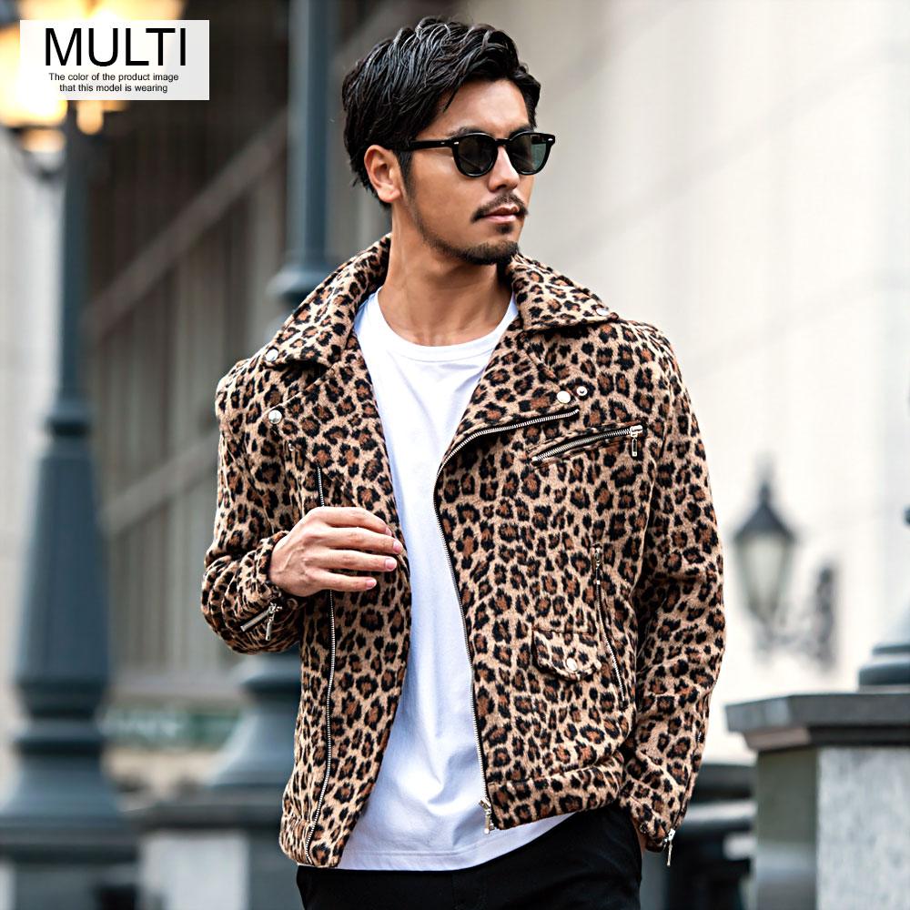 CavariA（キャバリア） ライダースジャケット メンズ ダブル アウター