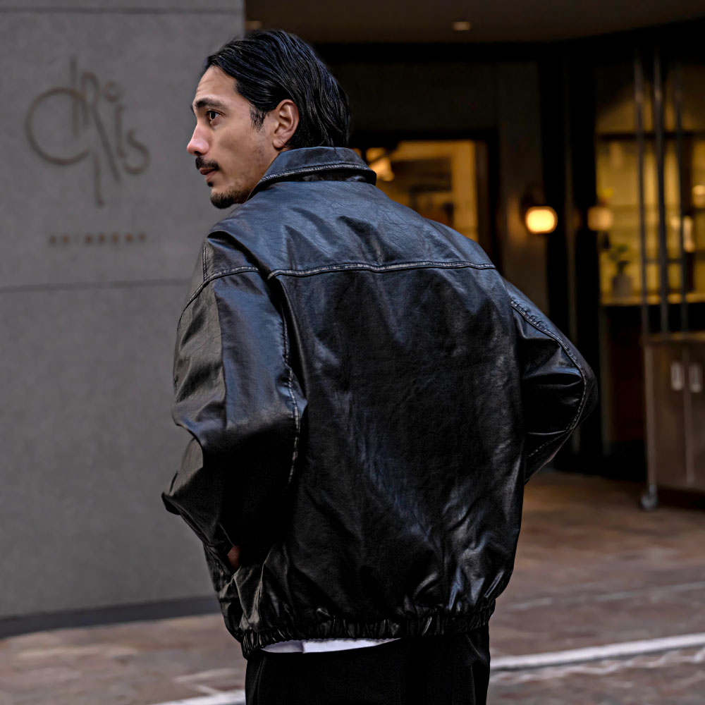 CavariA（キャバリア） レザージャケット メンズ ブルゾン アウター