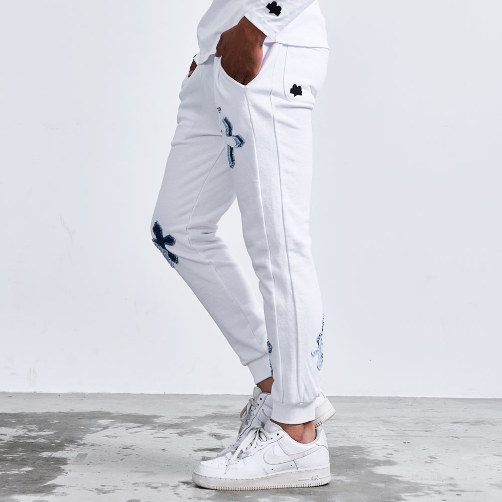 LUXE/R（ラグジュ） スウェットパンツ メンズ ジョガー リブ クロス