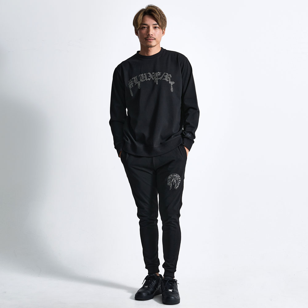 LUXE/R（ラグジュ） スウェットパンツ メンズ イージー ジョガー リブ