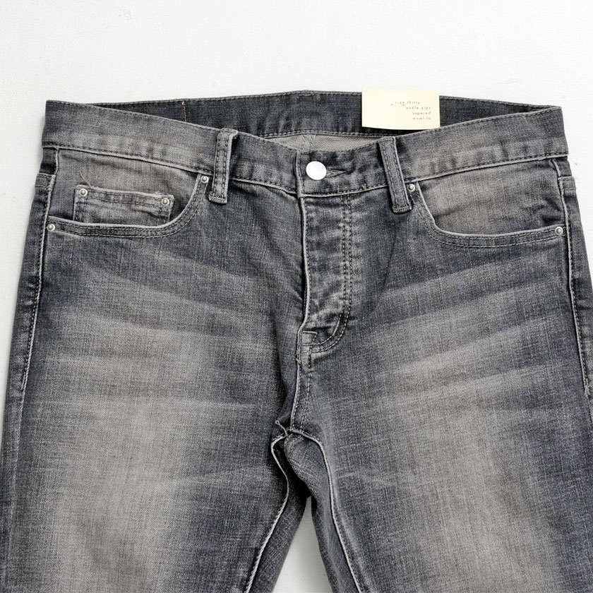 デニムパンツ メンズ スキニー mnml ミニマル M1 DENIM STRETCH GREY