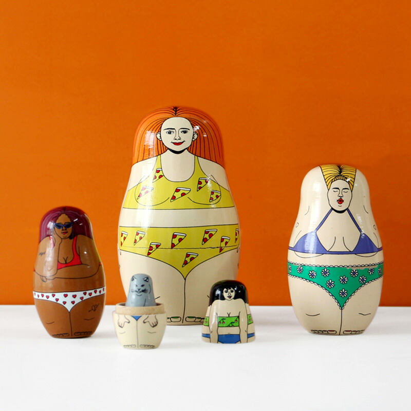インテリア マトリョーシカ MIDORI KOMATSU ロシア 伝統人形
