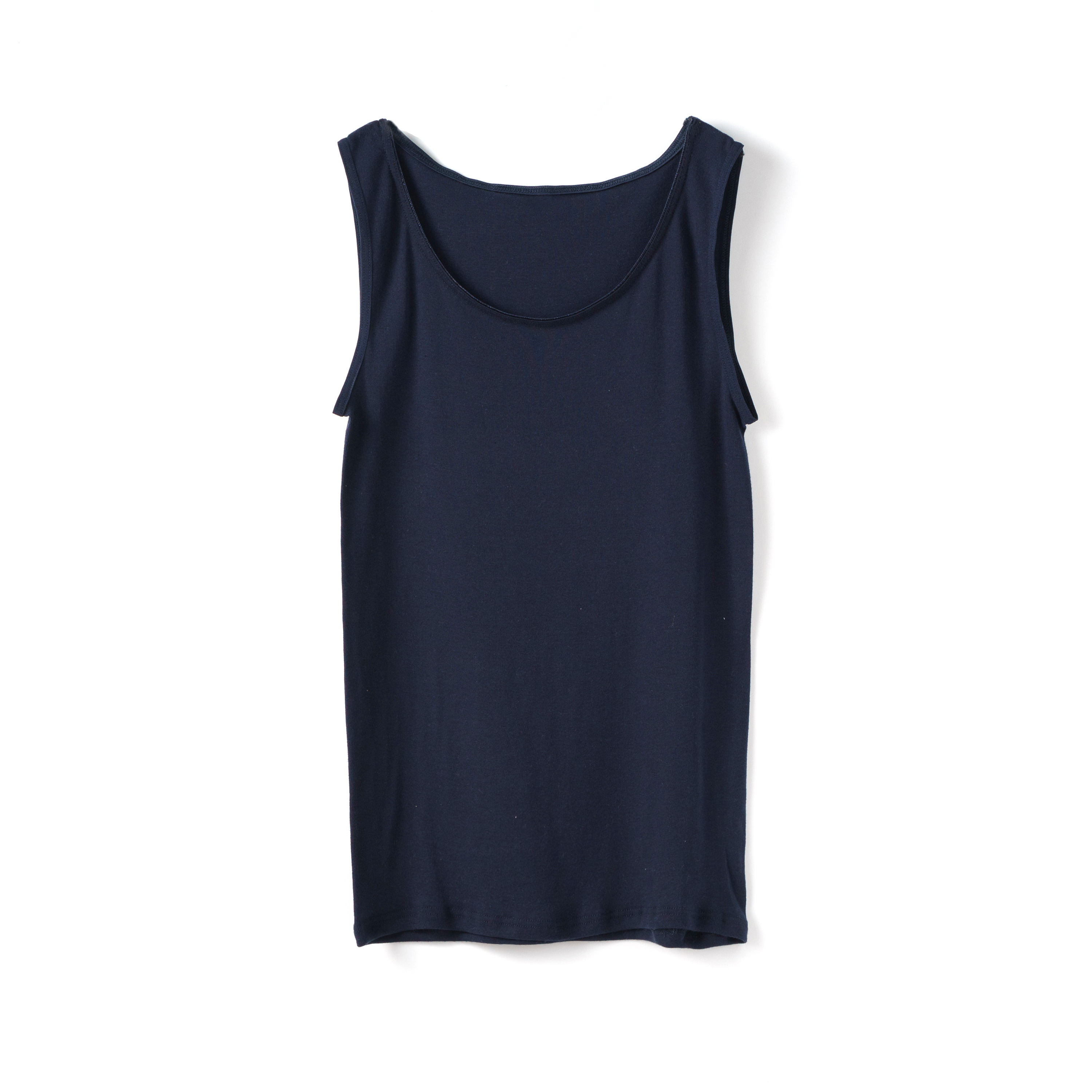 白鷺ニット 送料無料 インナー タンクトップ ノースリーブ 綿100