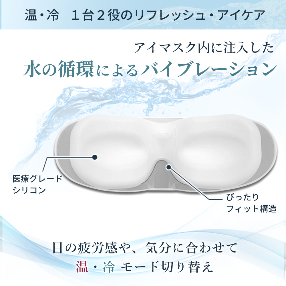 ホット ＆ クール ウォーターアイマスク VISION PLUS ビジョンプラス