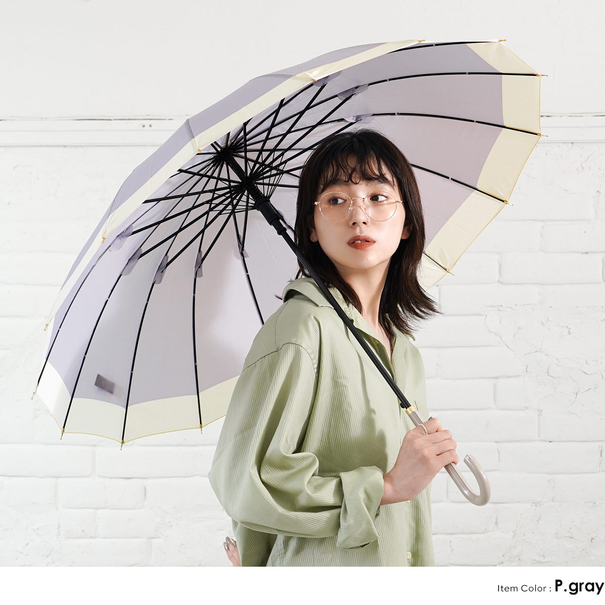 CRUX（クラックス） 長傘 レディース 雨 軽量 耐風 16本骨 雨傘 大きめ