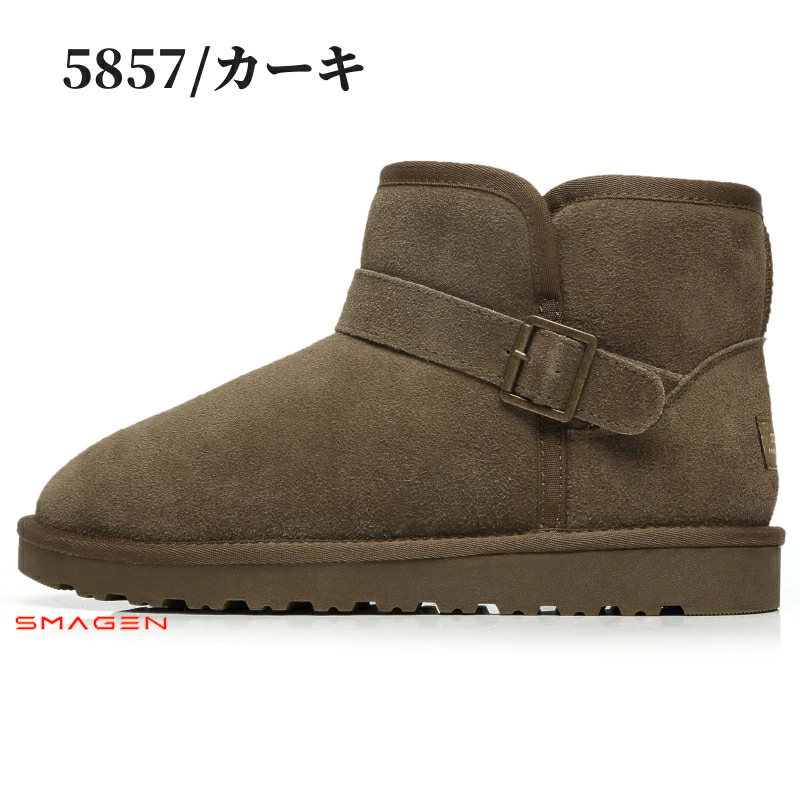 ブーツ ムートンブーツ レディース メンズ 本革 100% 防冷 シープ