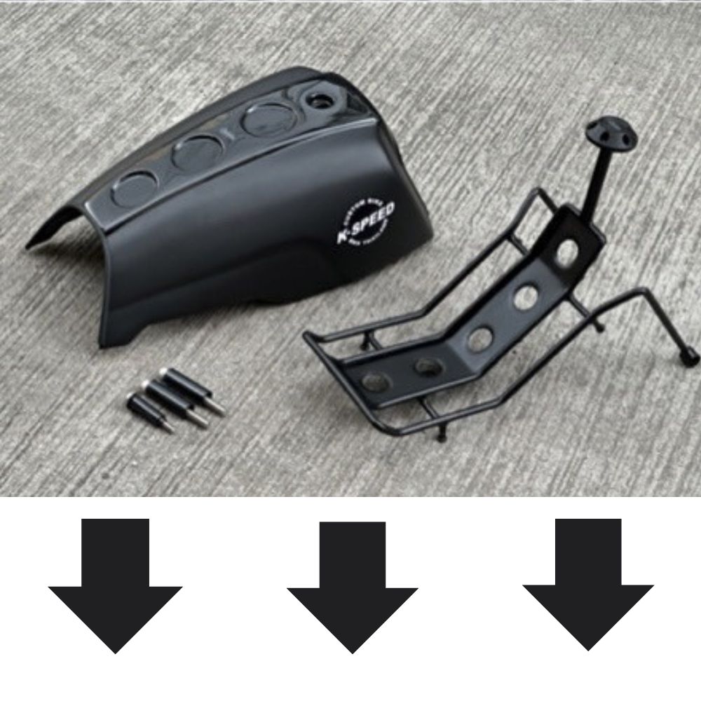 ホンダ ハンターカブ CT125 センターキャリア＆タンク型カバーセット