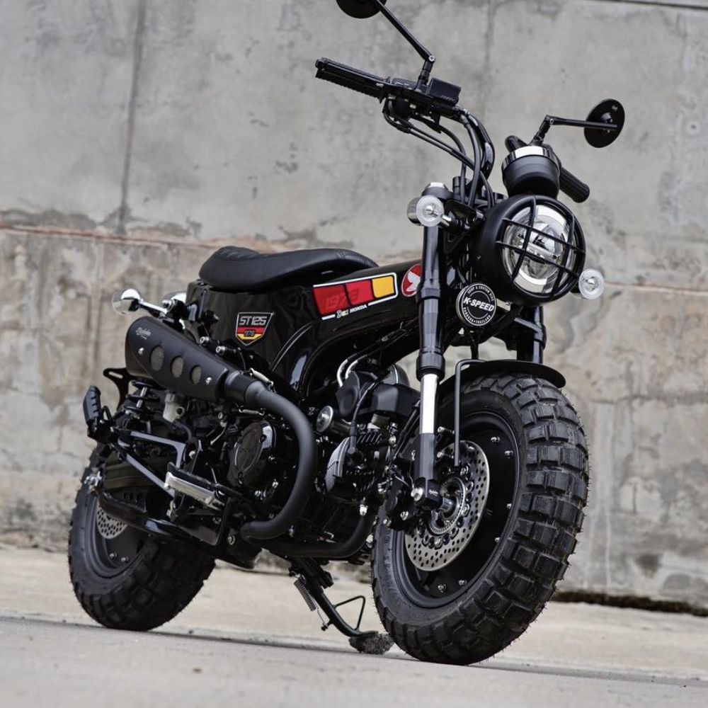 ホンダ ダックス125 ステンレス製フェンダーキット DX059 Front and