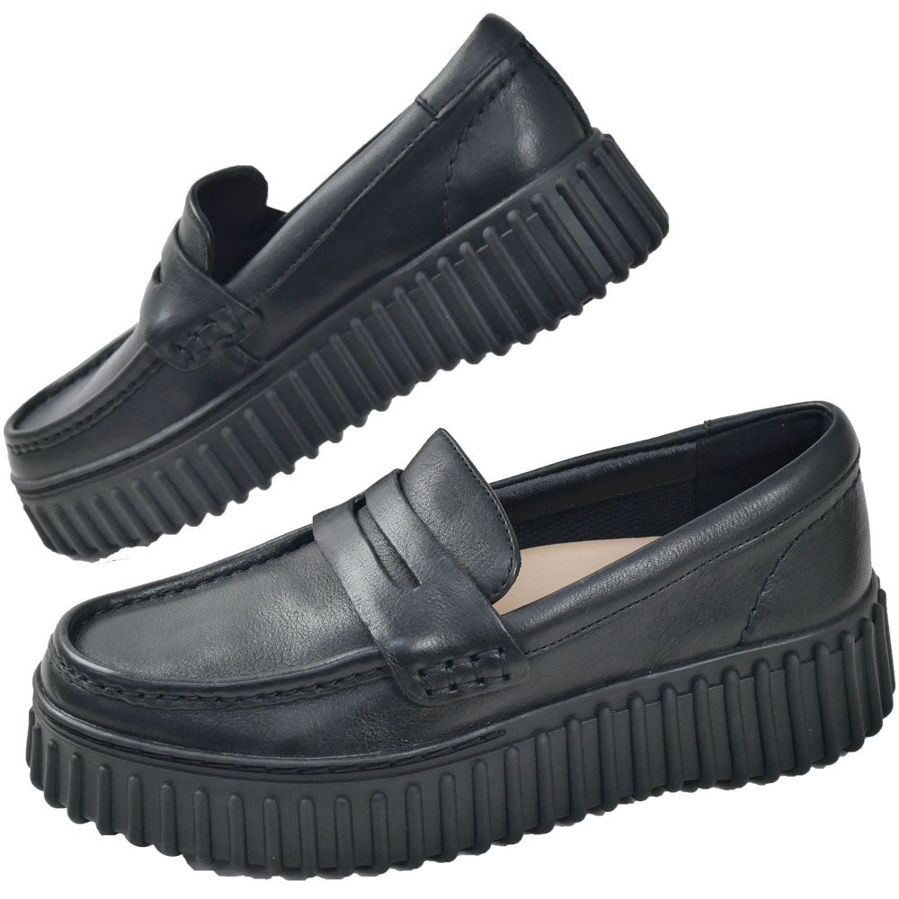 Clarks（クラークス） 厚底 ローファー レディース 854G
