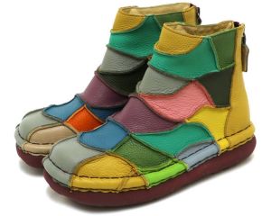 エスタシオン Estacion レディース ショートブーツ 靴 レザー 本革