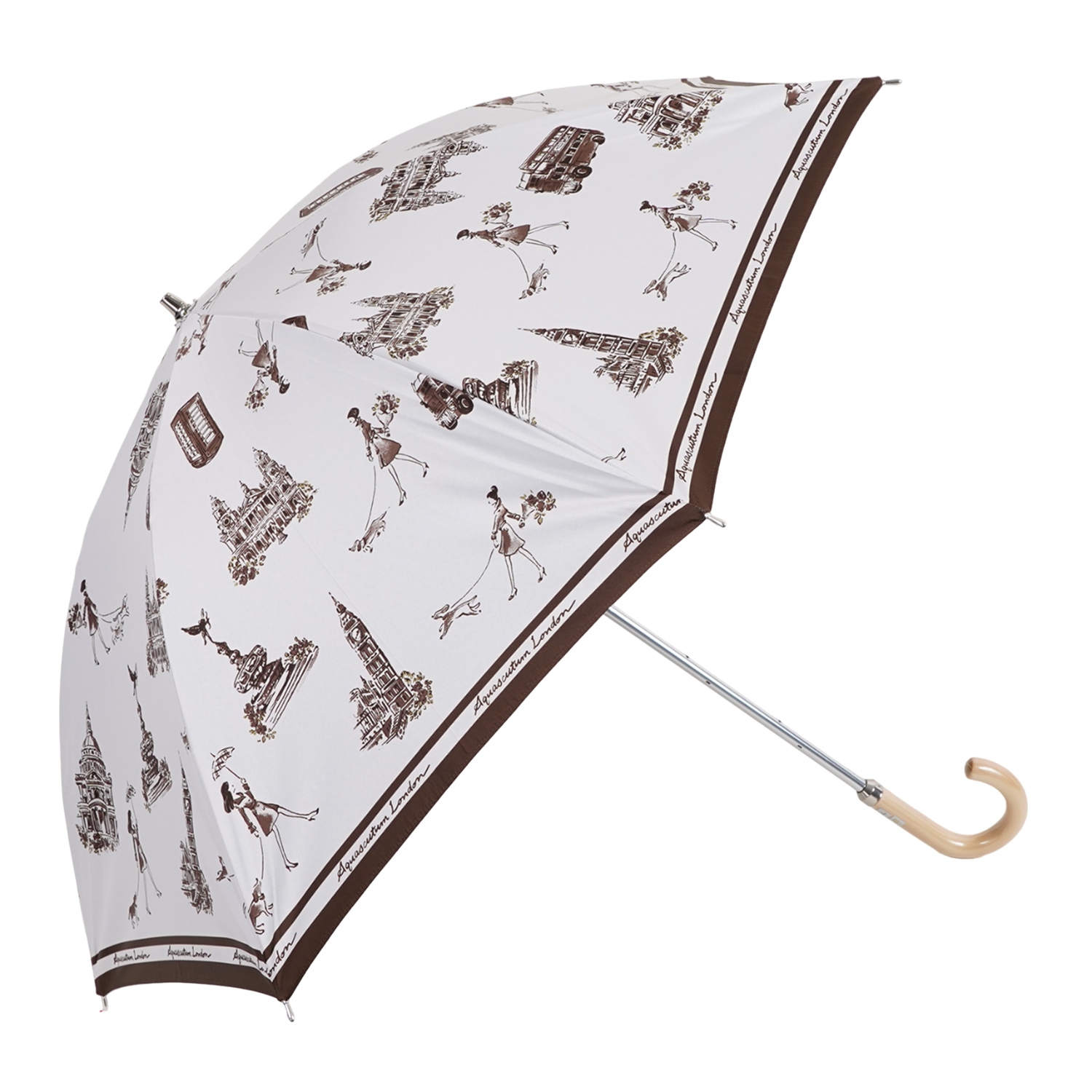 Aquascutum（アクアスキュータム） 日傘 長傘 晴雨兼用 レディース