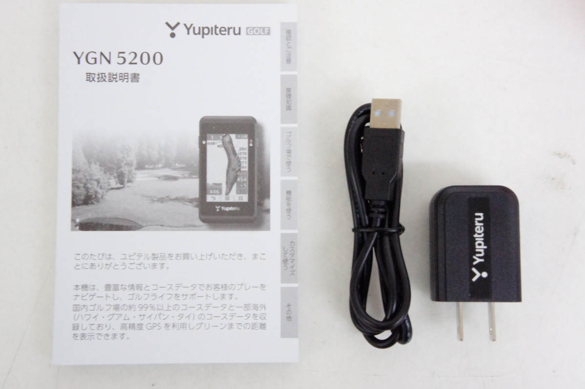 中古 Yupiteruユピテル GOLFNAVI ゴルフナビ YGN5200 簡単ナビシリーズ
