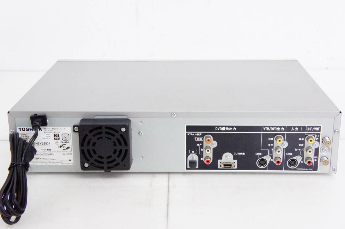 中古 東芝TOSHIBA VTR一体型DVDビデオプレーヤー DVDプレーヤー一体型